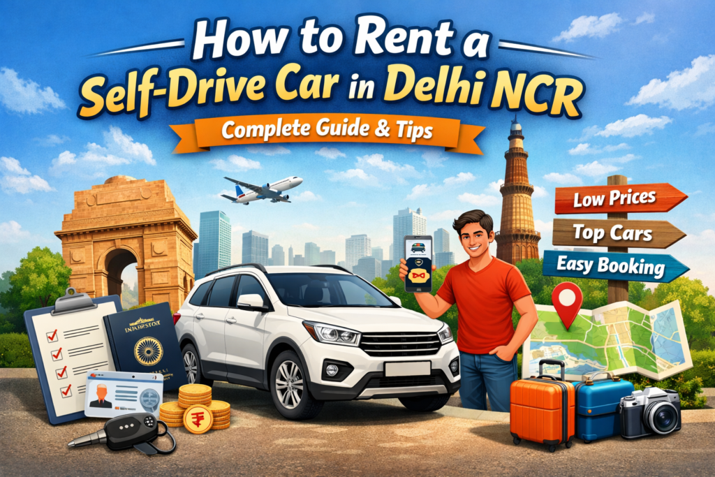 How to rent a self drive car in Delhi NCR complete guide with pricing documents and booking tips